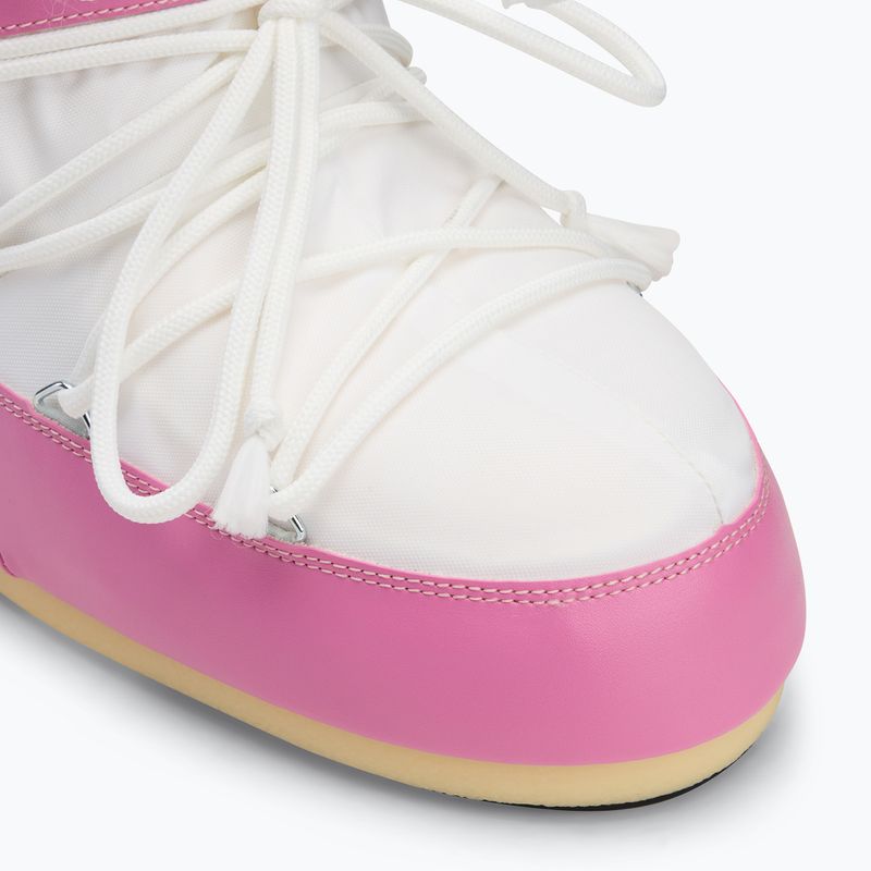 Schneeschuhe Damen Moon Boot Icon Low Nylon pink/white 7