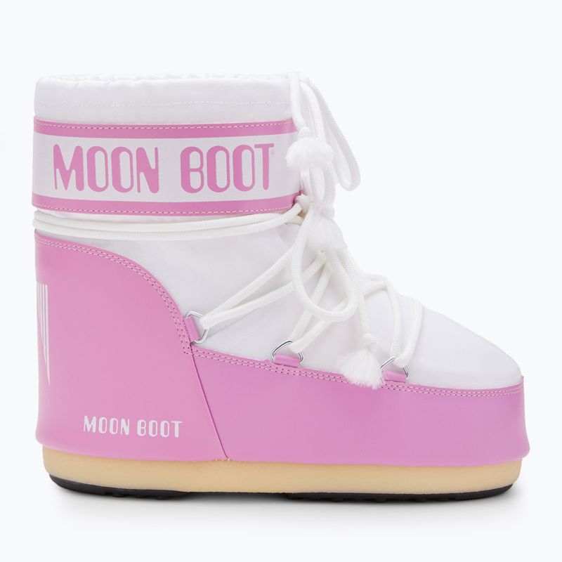 Schneeschuhe Damen Moon Boot Icon Low Nylon pink/white 8