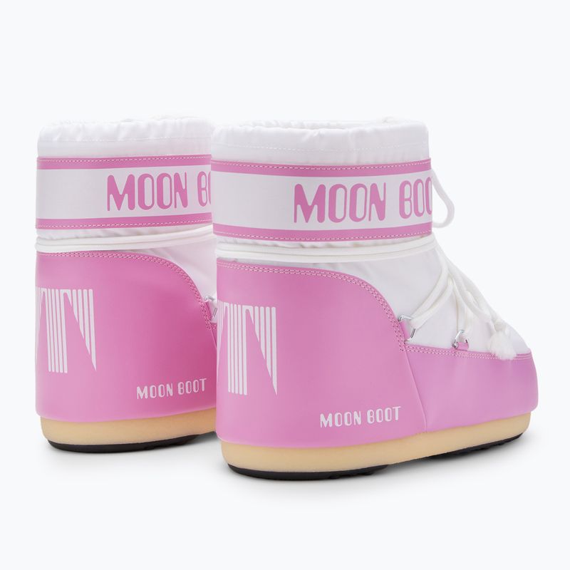 Schneeschuhe Damen Moon Boot Icon Low Nylon pink/white 10