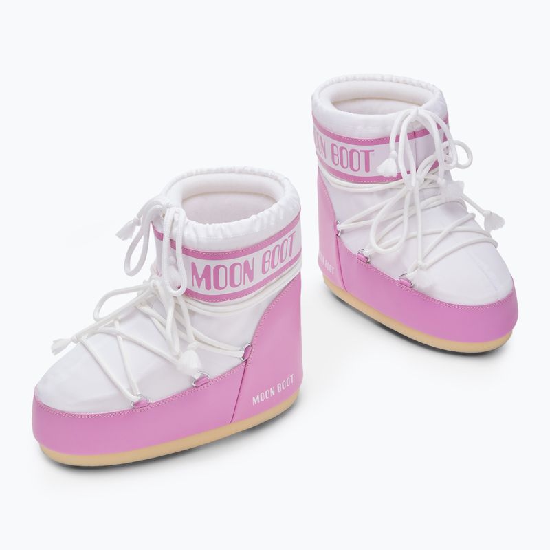 Schneeschuhe Damen Moon Boot Icon Low Nylon pink/white 11