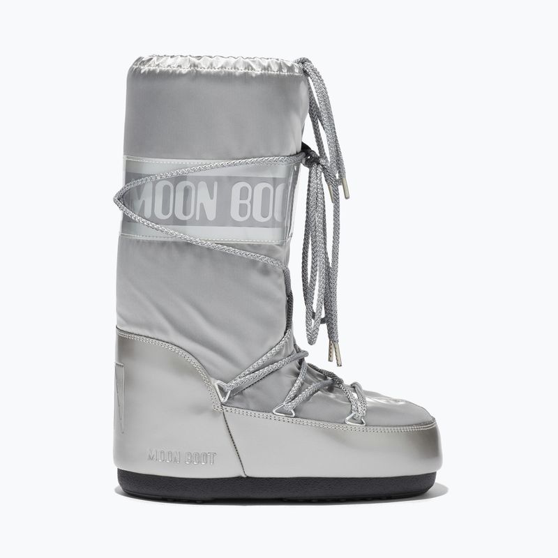 Moon Boot Icon Glance Silber Damen Schneestiefel 8