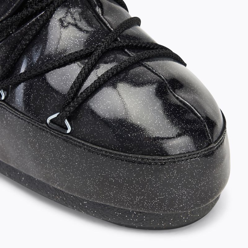 Schneeschuhe Moon Boot Icon Glitter black 7