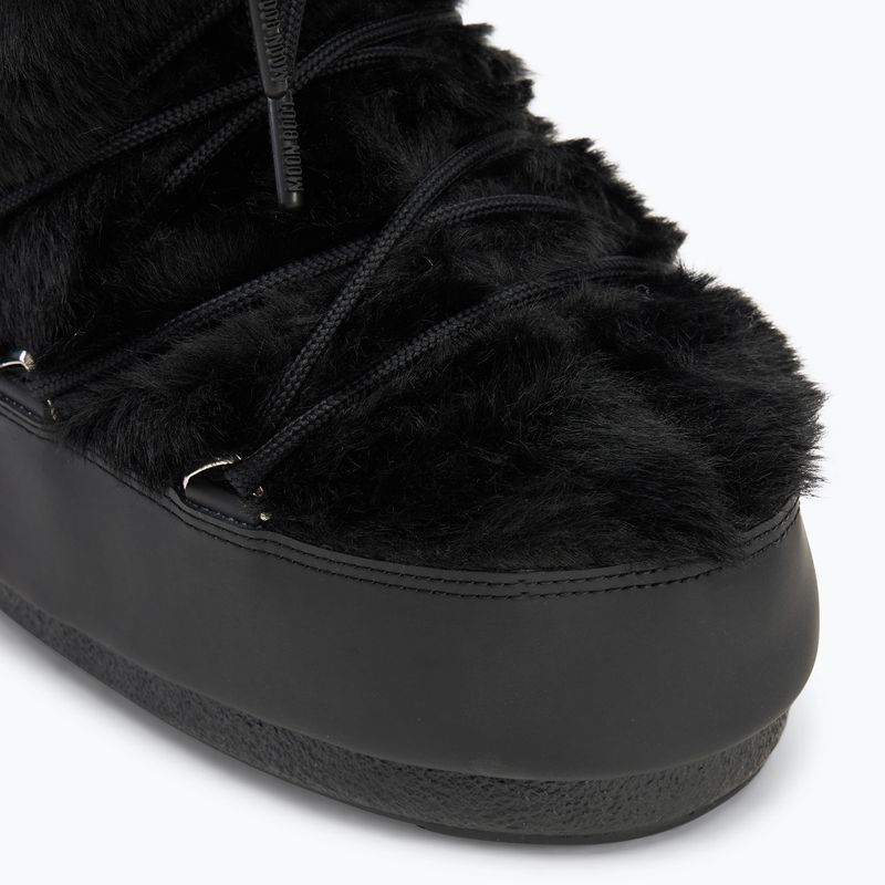 Schneeschuhe Moon Boot Icon Faux Fur black 7