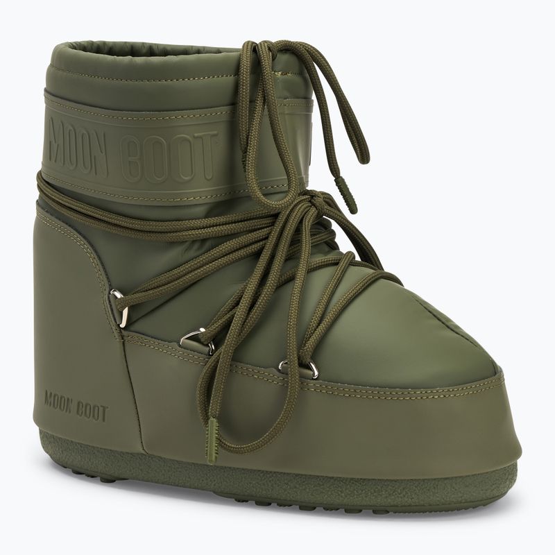 Women's Moon Boot Icon Low Rubber khaki Schneestiefel