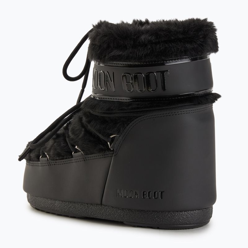 Schneeschuhe Damen Moon Boot Icon Low Faux Fur black 3