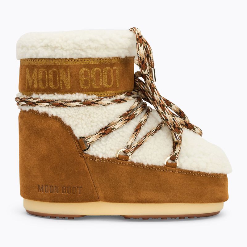 Schneeschuhe Damen Moon Boot Icon Low Shearling whisky/off white 2