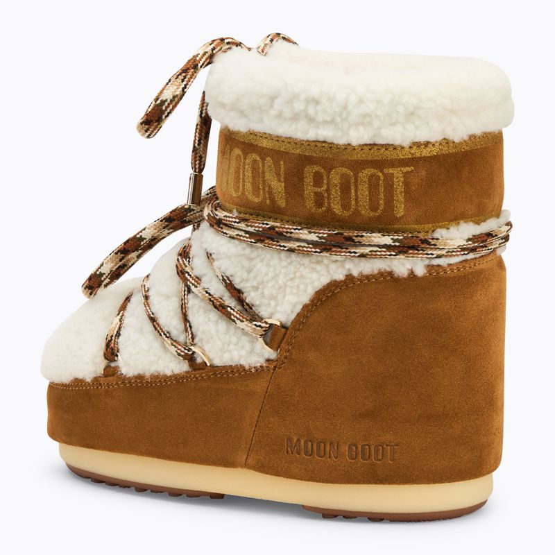 Schneeschuhe Damen Moon Boot Icon Low Shearling whisky/off white 3