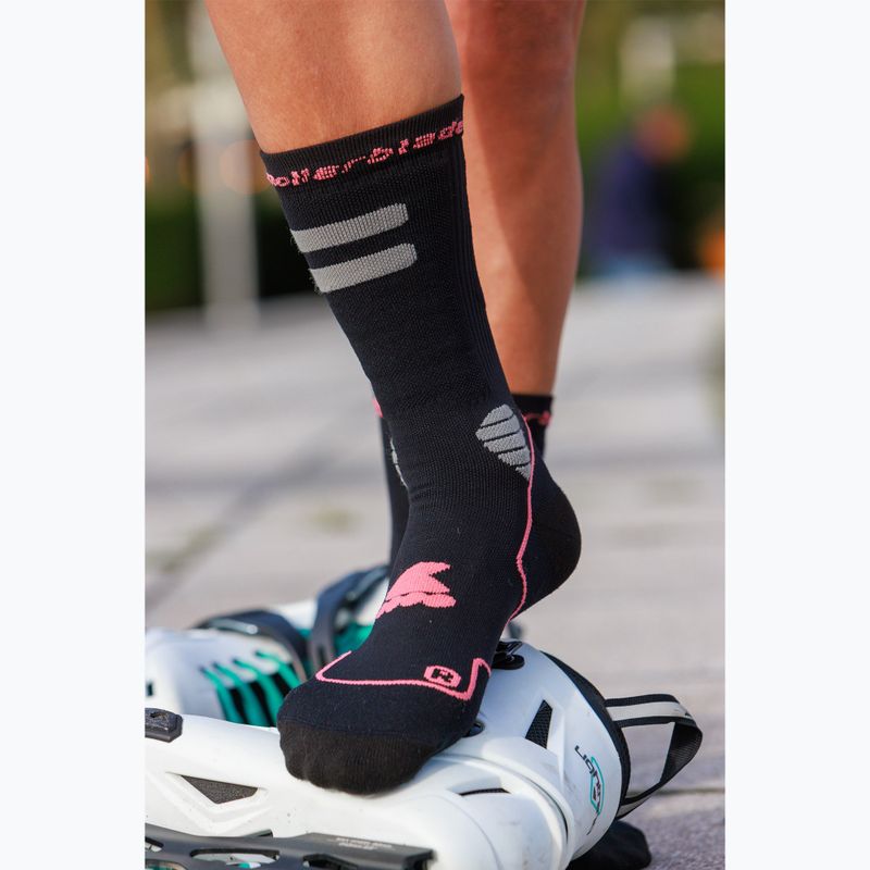 Socken Rollerblade High Performance black/coral 4