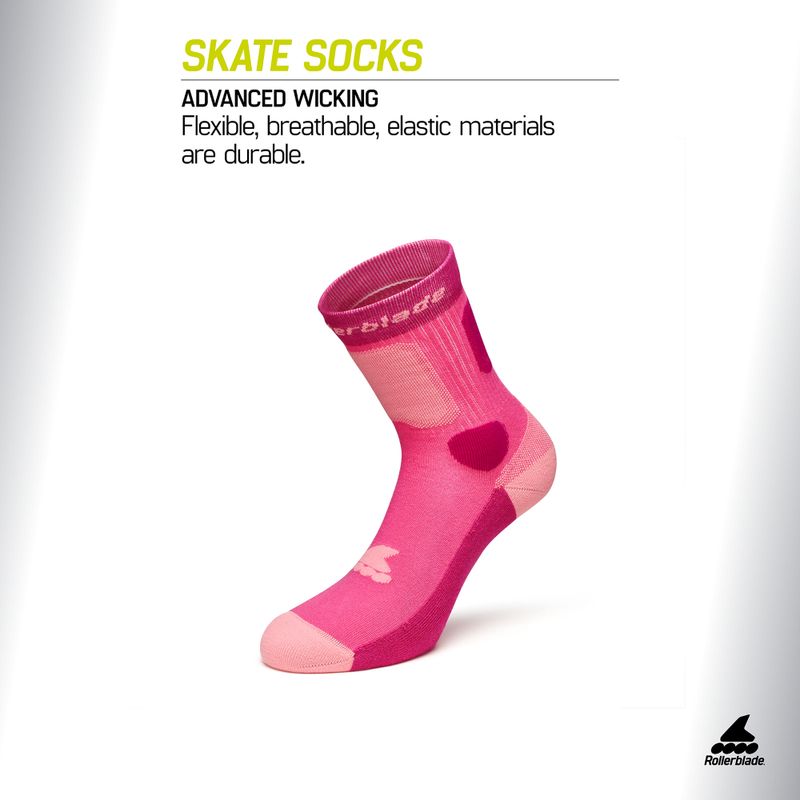 Socken Rollerblade Skate pink 3