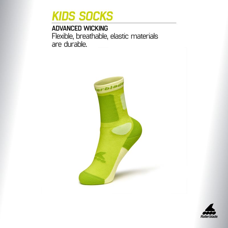 Socken Kinder Rollerblade Kids green 3