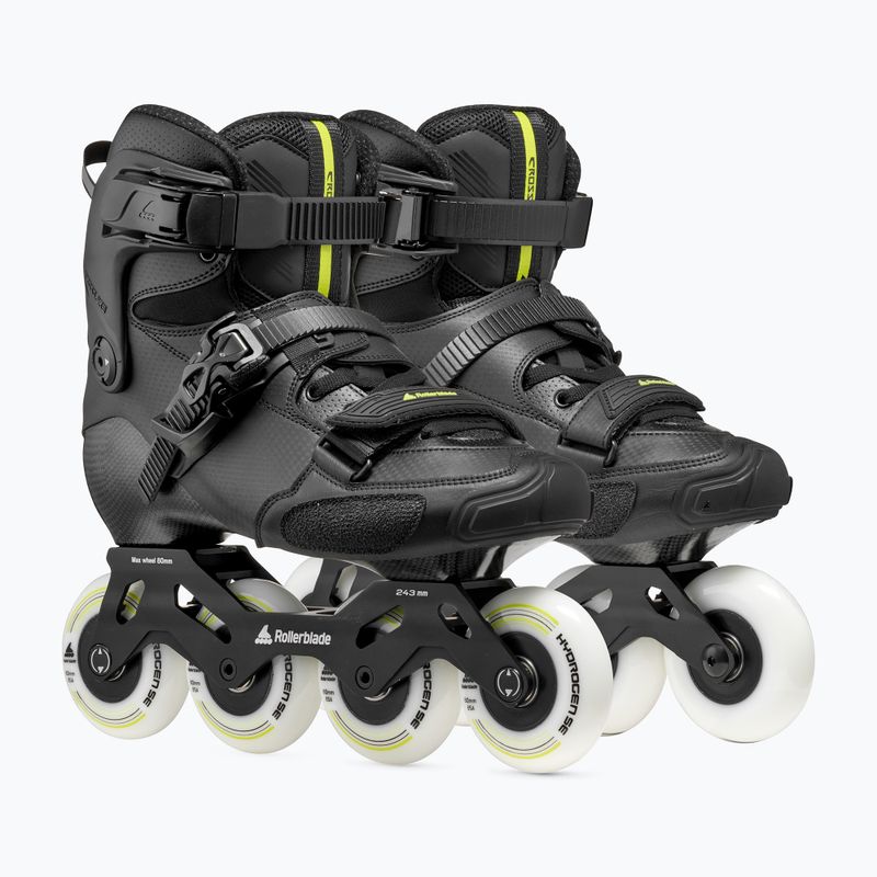 Inlineskates Herren Rollerblade Crossfire LX black/lime 4