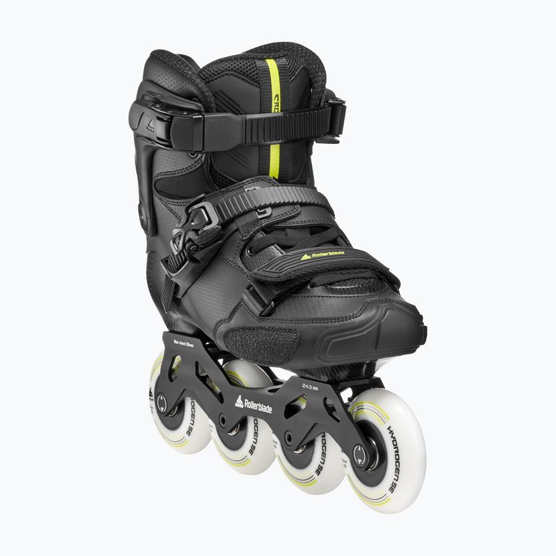 Inlineskates Herren Rollerblade Crossfire LX black/lime 5