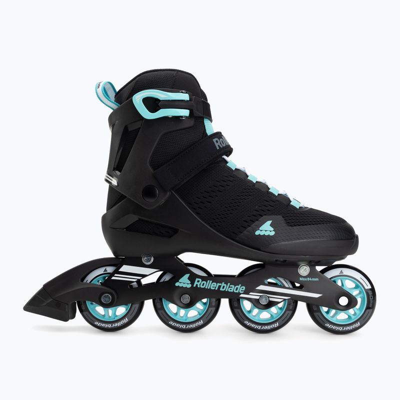 Damen Inlineskates Rollerblade Sirio 80 W black/teal blue 2