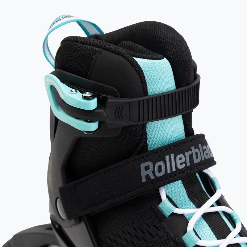 Damen Inlineskates Rollerblade Sirio 80 W black/teal blue 8