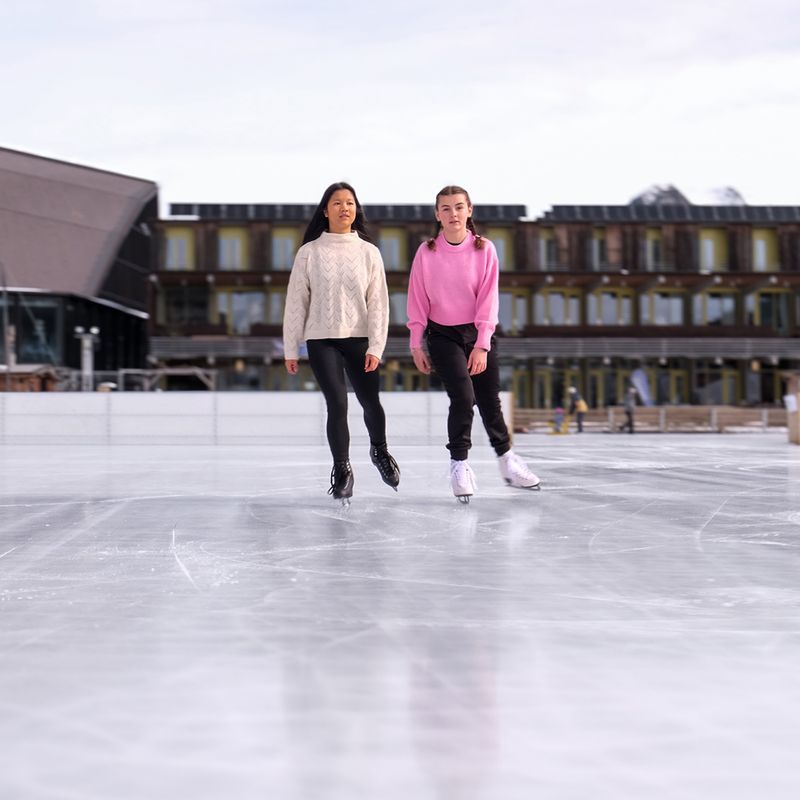 Damen-Eiskunstlaufschuhe Bladerunner Aurora W white/silver 6