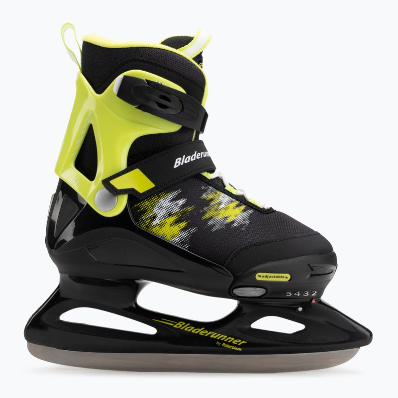 Kinderschlittschuhe Bladerunner Micro Ice black/lime 2
