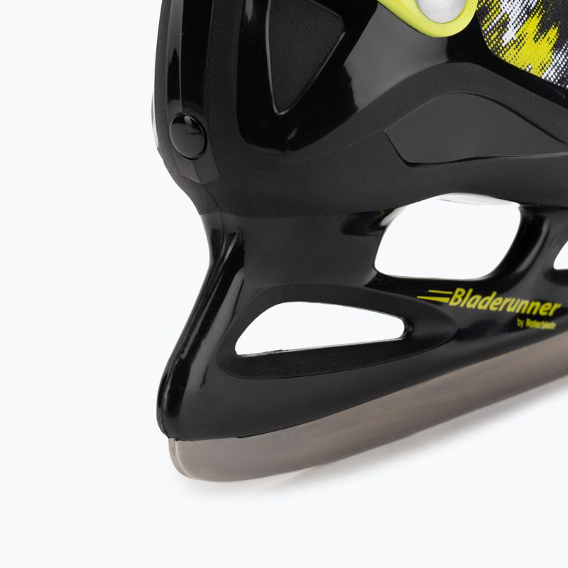 Kinderschlittschuhe Bladerunner Micro Ice black/lime 8