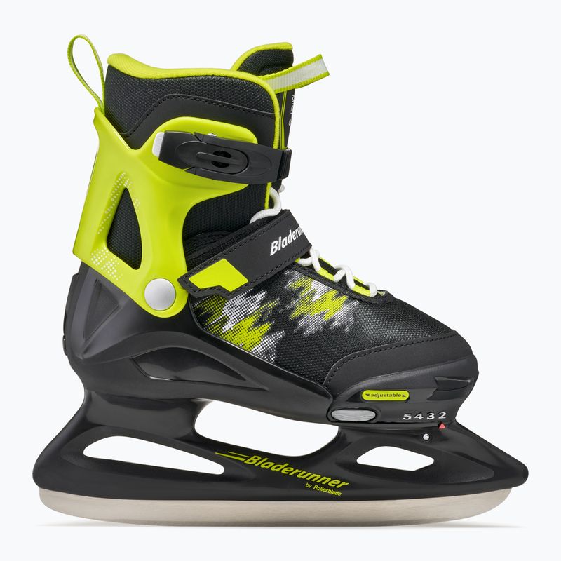 Kinderschlittschuhe Bladerunner Micro Ice black/lime 10