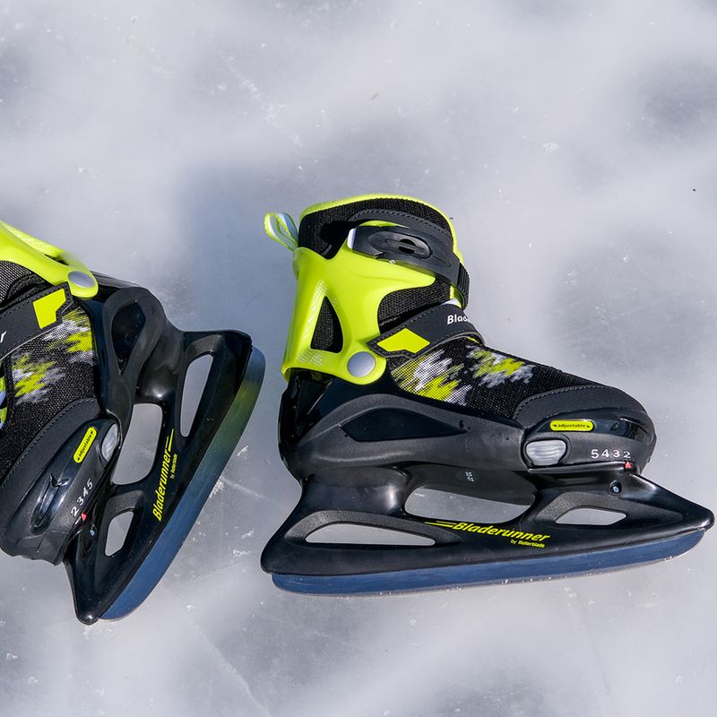 Kinderschlittschuhe Bladerunner Micro Ice black/lime 14