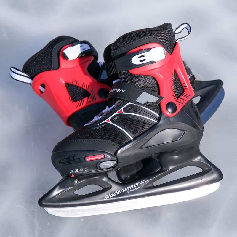 Kinder-Schlittschuhe Bladerunner Micro Xt Ice black/red 7