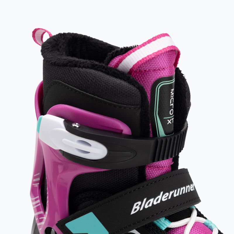 Kinder Eislaufschuhe Bladerunner Micro Xt Ice G black/fuchsia 6