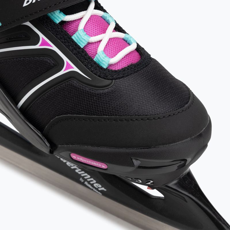 Kinder Eislaufschuhe Bladerunner Micro Xt Ice G black/fuchsia 7