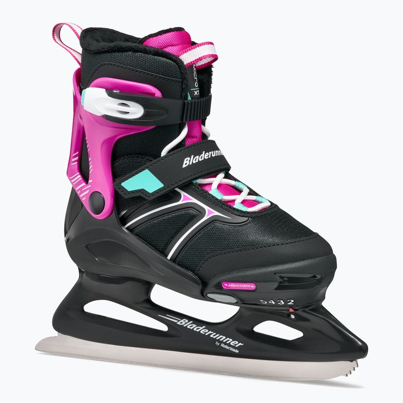 Kinder Eislaufschuhe Bladerunner Micro Xt Ice G black/fuchsia 10