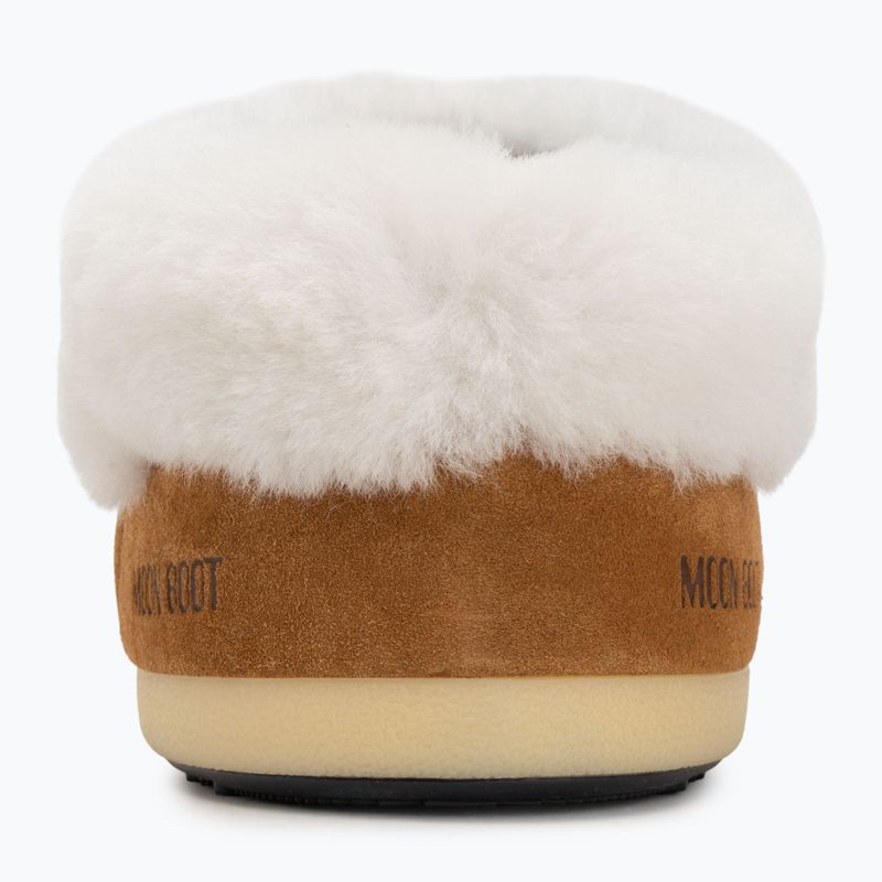 Damen Moon Boot Evx Mule Wildleder Schneestiefel cognac/natur 6