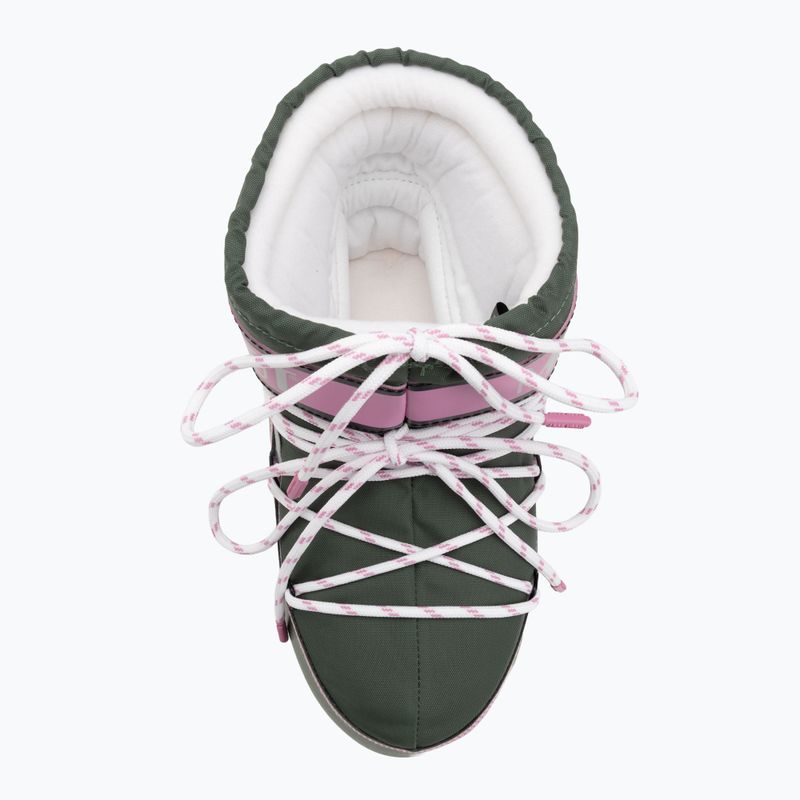 Moon Boot Icon Low Space Racing Damen Schneestiefel waldgrün/silber/rosa 5
