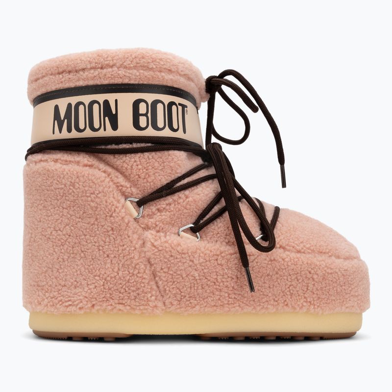 Moon Boot Icon Low Fleece Damen Schneestiefel rosa 2