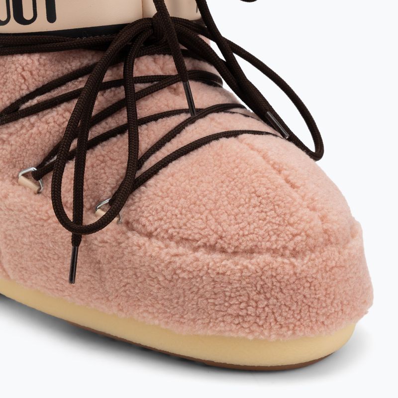 Moon Boot Icon Low Fleece Damen Schneestiefel rosa 7