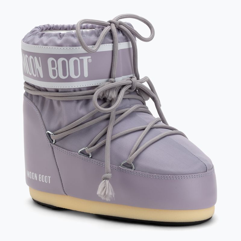 Damen Moon Boot Icon Low Nylon lilas Schneestiefel