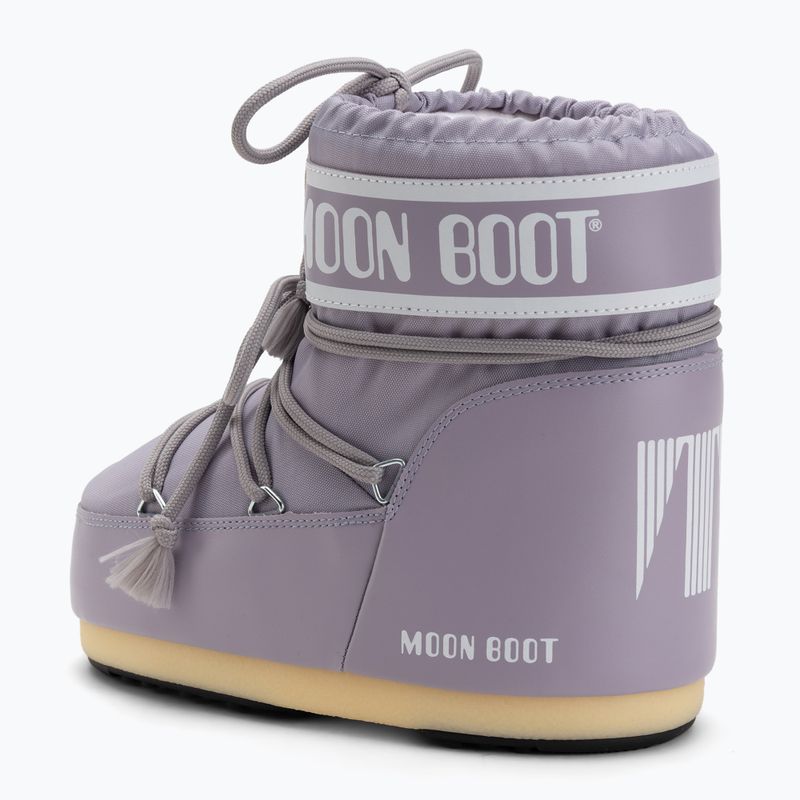 Damen Moon Boot Icon Low Nylon lilas Schneestiefel 3