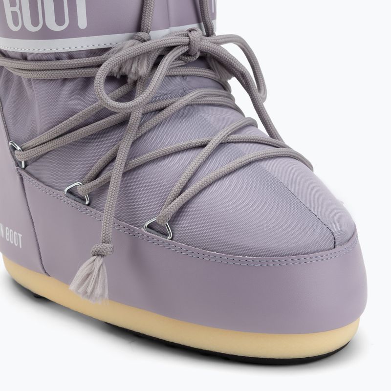 Damen Moon Boot Icon Low Nylon lilas Schneestiefel 7