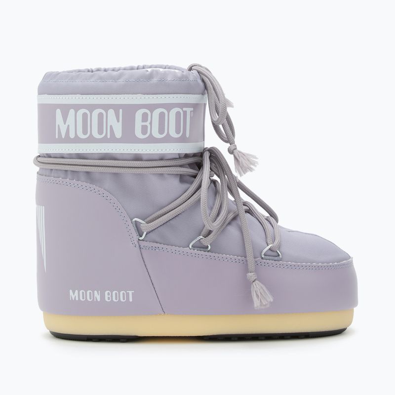 Damen Moon Boot Icon Low Nylon lilas Schneestiefel