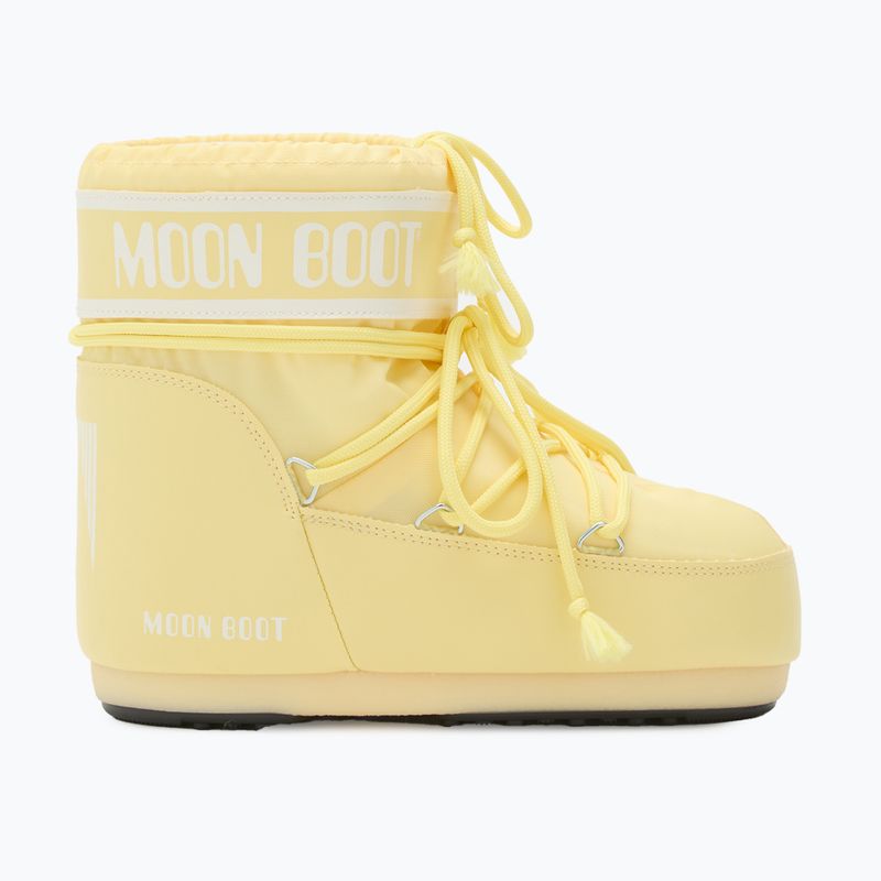 Damen Moon Boot Icon Low Nylon hellgelbe Schneestiefel