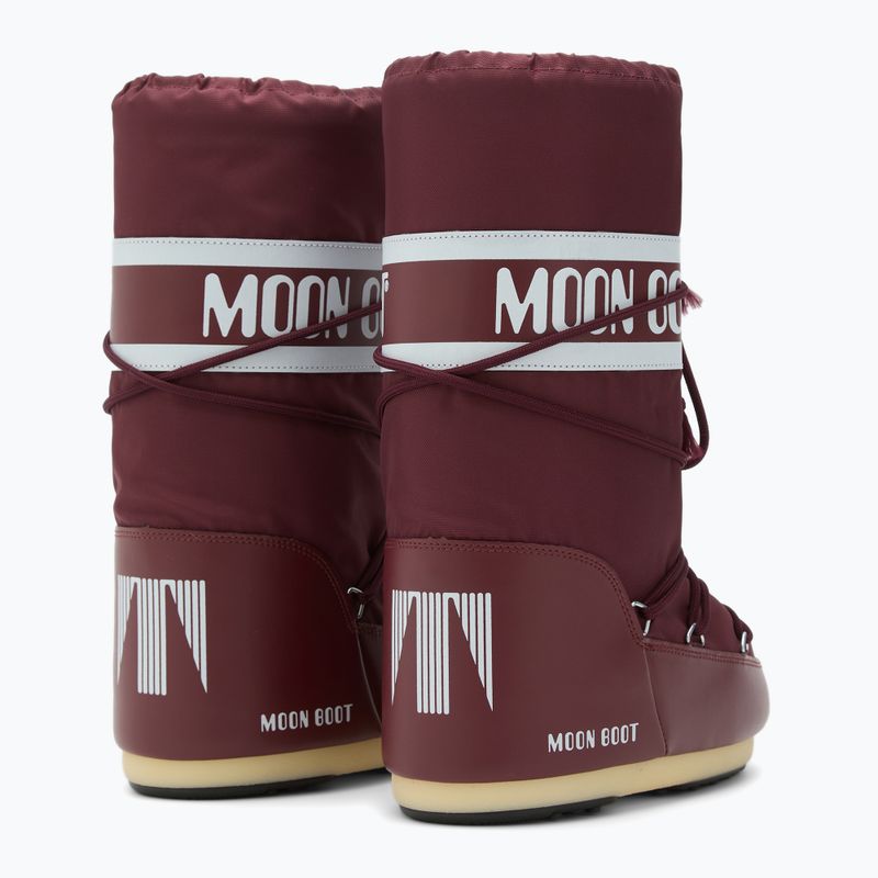 Damen-Schneestiefel Moon Boot Icon Nylon burgundy 2