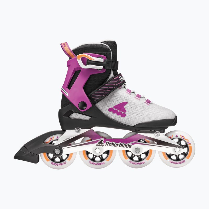 Damen-Inlineskates Rollerblade Macroblade 84 W light grey/violet/orange 2