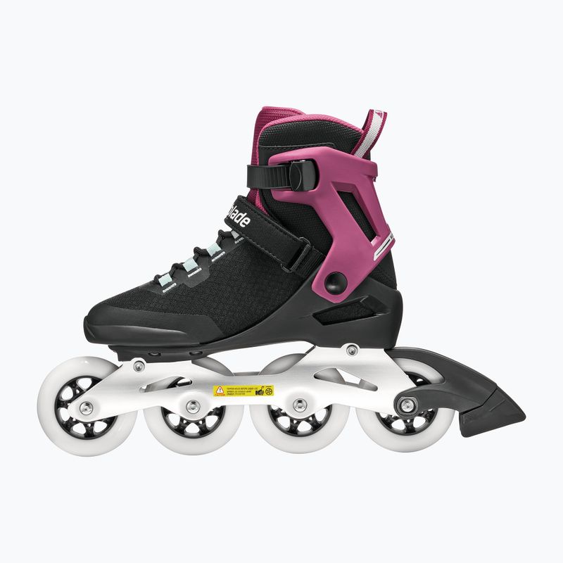 Inlineskates Damen Rollerblade Macroblade 84 W black/burgundy/ocean green 3