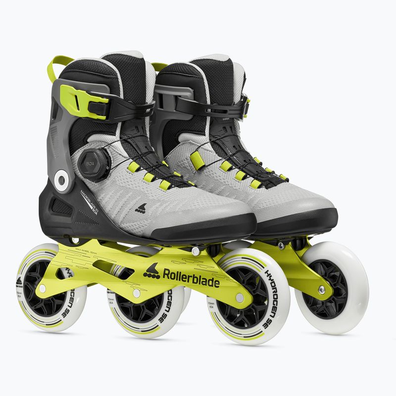 Inlineskates Herren Rollerblade Macroblade 110 Boa black/grey/lime 4