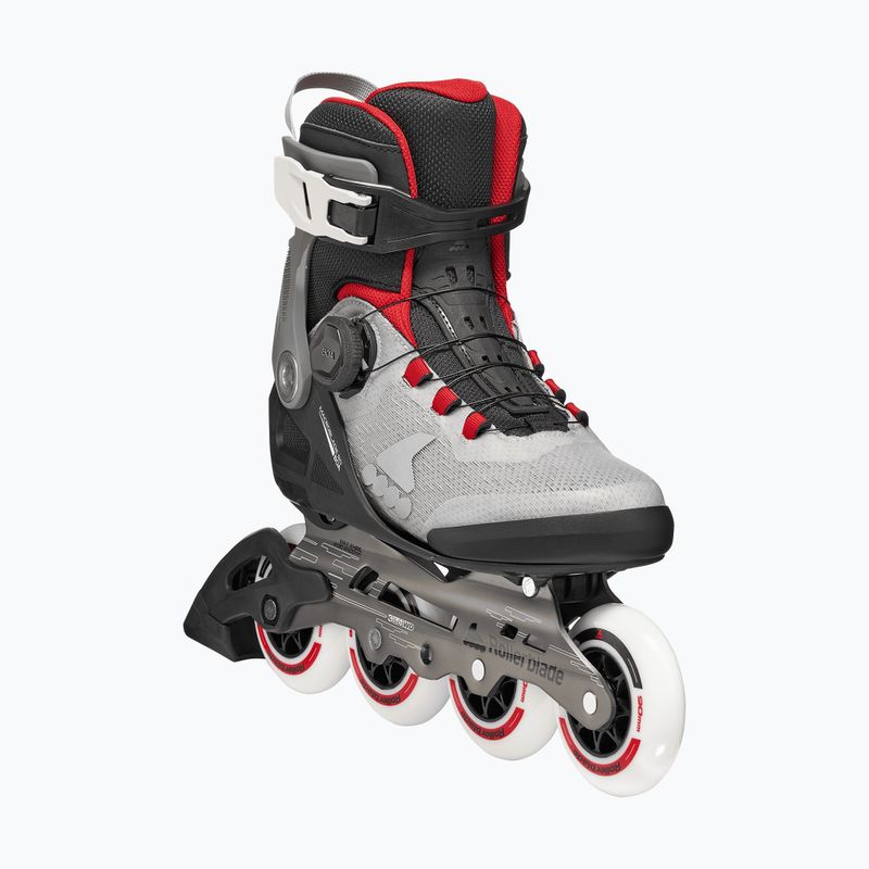 Inlineskates Herren Rollerblade Macroblade 90 Boa black/grey/red 5