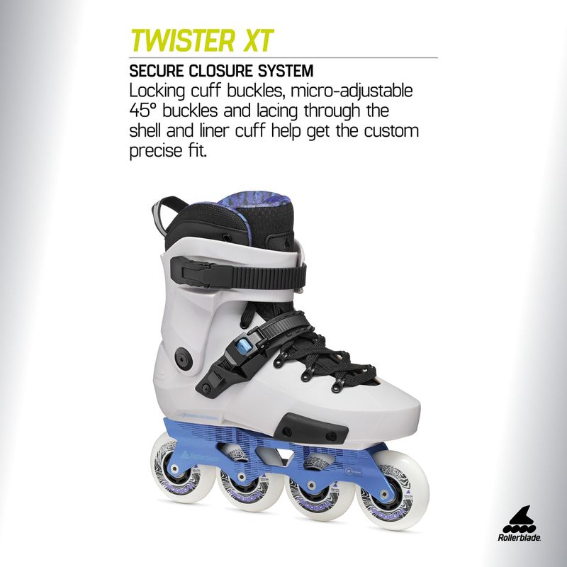 Inlineskates Rollerblade Twister Xt grey pearl/periwinkle 8