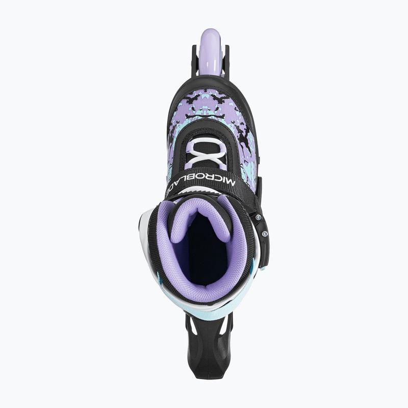 Kinder-Inlineskates Rollerblade Microblade SL Jr black/lavender/light blue 7