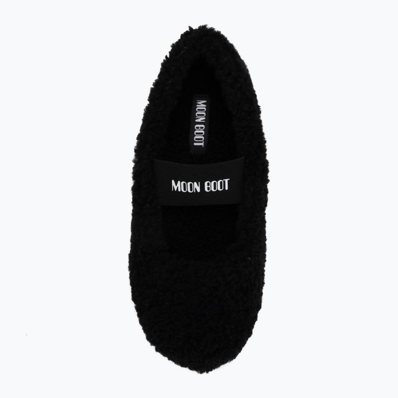 Damenballettschuhe Moon Boot Shearling Ballerina schwarz 5