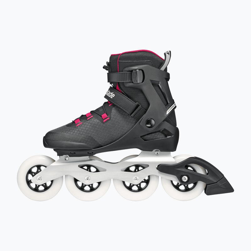Damen-Inlineskates Rollerblade Macroblade 90 W black/burgundy/ocean green 3