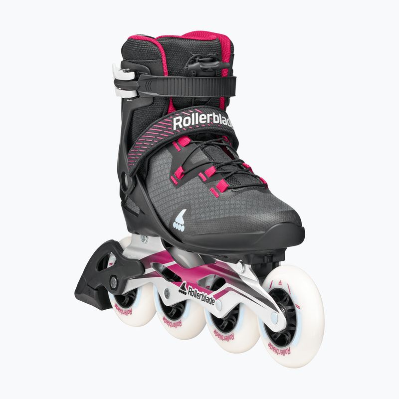 Inlineskates Damen Rollerblade Macroblade 90 W black/burgundy/ocean green 5