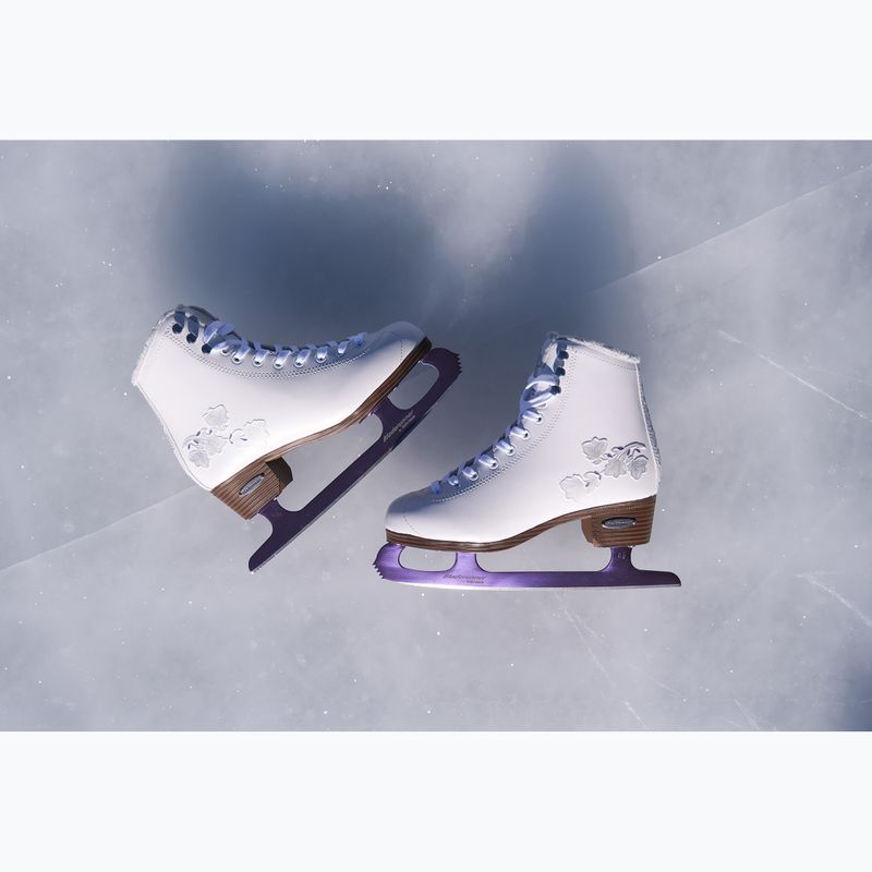 Damen-Kunstlaufschlittschuhe Bladerunner Diva white/purple 7