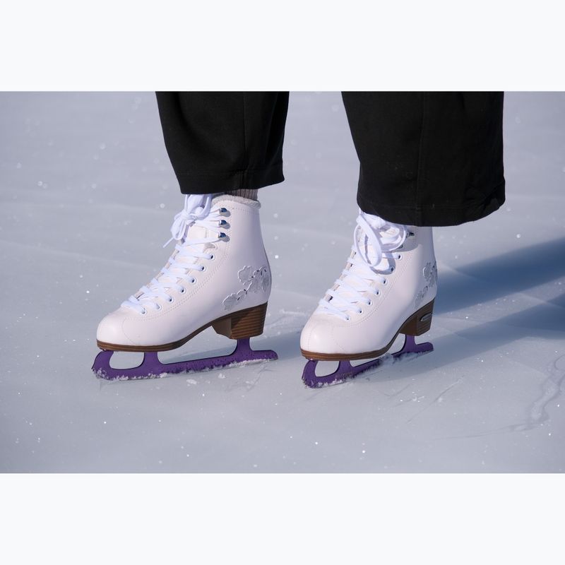 Damen-Kunstlaufschlittschuhe Bladerunner Diva white/purple 9