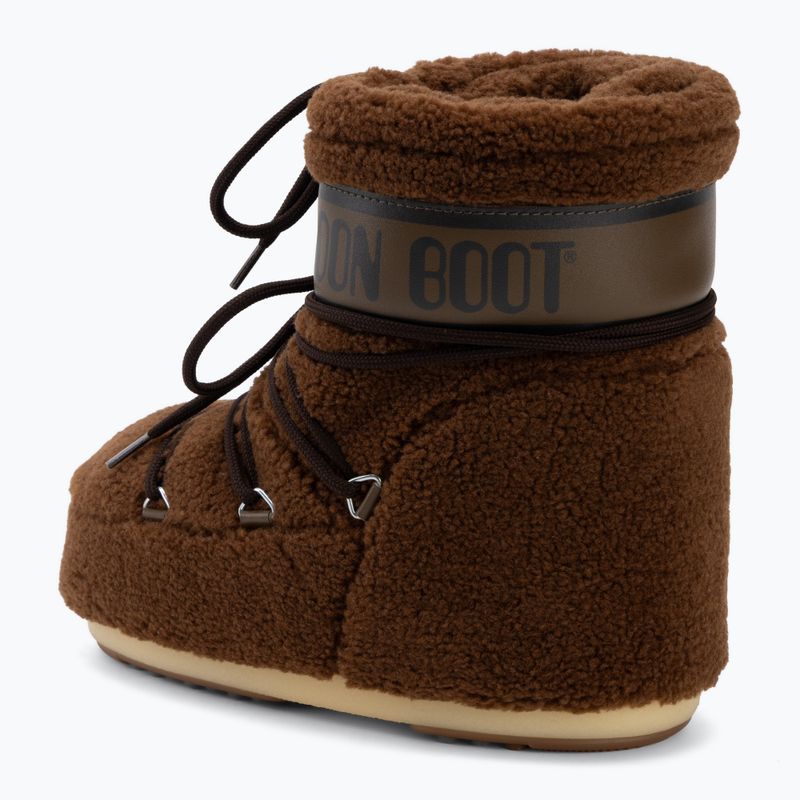 Damen-Schneestiefel Moon Boot Icon Low Fleece brown 3