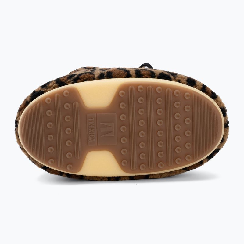 Damen-Schneestiefel Moon Boot Icon Low Fleece Leopard cognac/cocoa 4